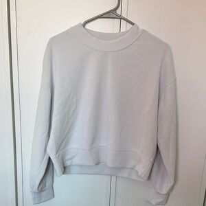 Light Gray Crewneck Sweatshirt